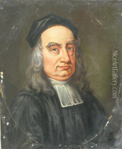 Portrait Of Jonathan Swift Oil Painting - Francis Bindon