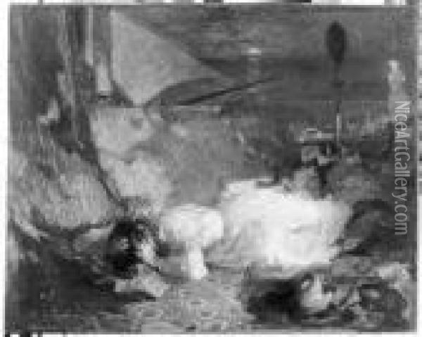 <la Donna Del Mare> 1900ca Oil Painting - Vittorio Cavalleri