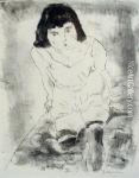Lelever Oil Painting - Jules Pascin