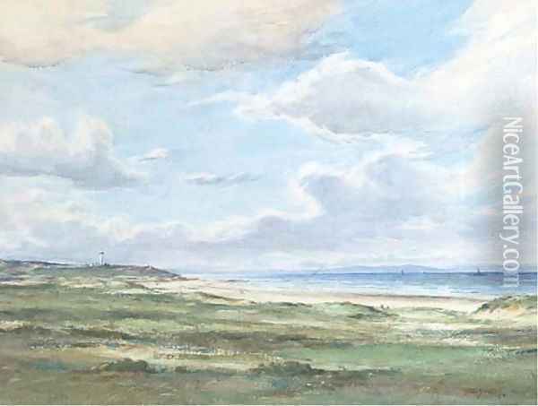 Lossiemouth on the Moray Firth, Scotland Oil Painting - David West