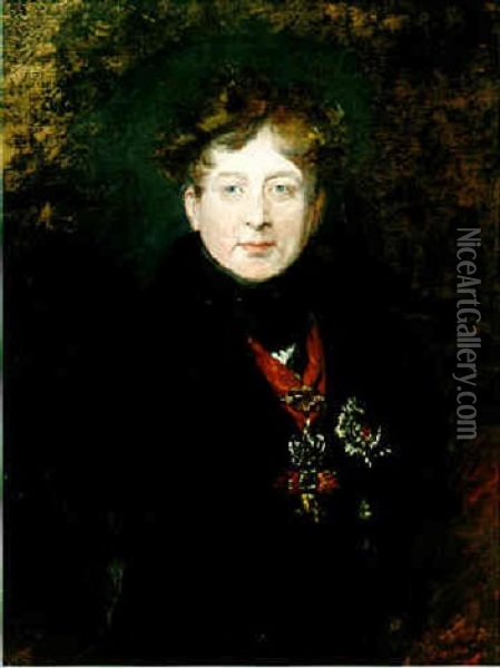 Portrait Of George Iv Oil Painting - Thomas Lawrence