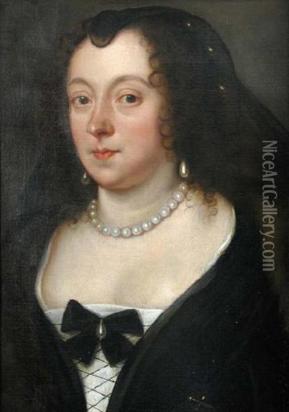 Portrait Ofcatherine Oil Painting - Sir Anthony Van Dyck