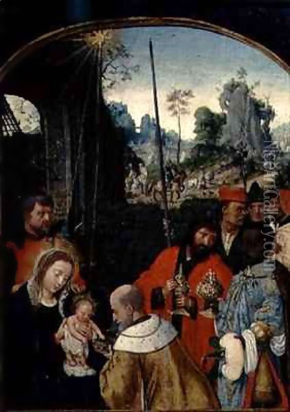 The Adoration of the Magi Oil Painting - Simon Bening