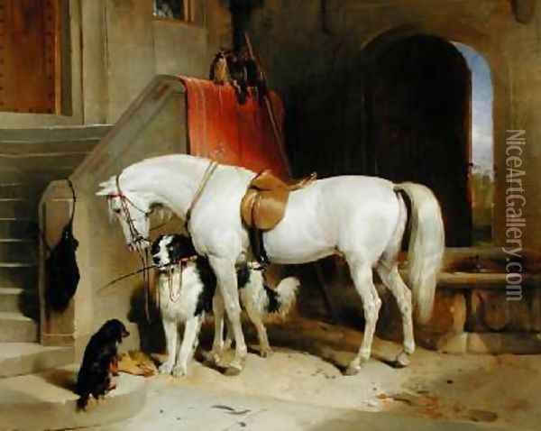 Prince Georges Favourites Oil Painting - Sir Edwin Henry Landseer
