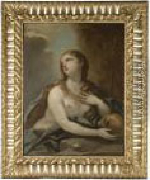 The Penitent Mary Magdalene Oil Painting - Luca Giordano