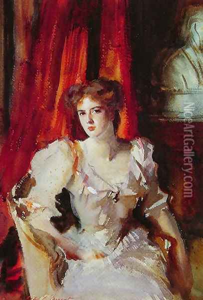 Miss Eden Oil Painting - John Singer Sargent