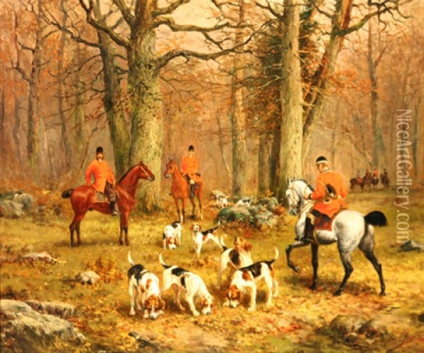 The Hunt Oil Painting - Olivier de Penne