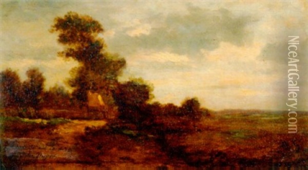 Herbstliche Landschaft Oil Painting - Jules Dupre