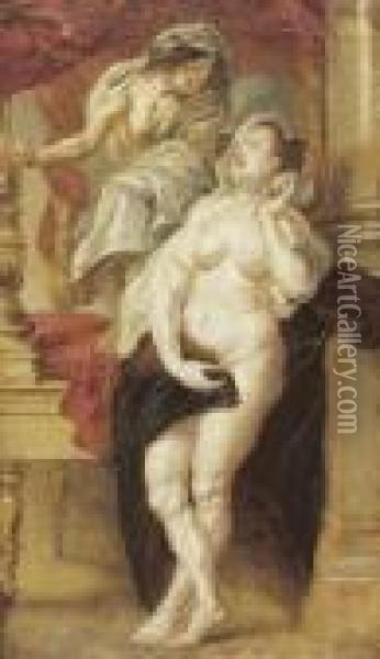 Dajanara. Oil Painting - Peter Paul Rubens