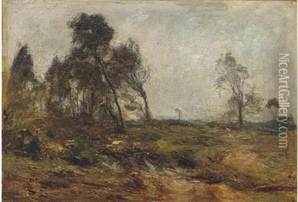 A Blustery Day Oil Painting - James Lawton Wingate