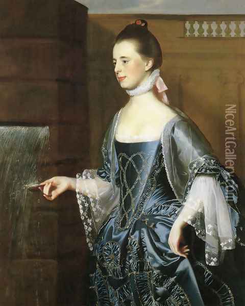 Mrs. Daniel Sargent (Mary Turner Sargent) Oil Painting - John Singleton Copley