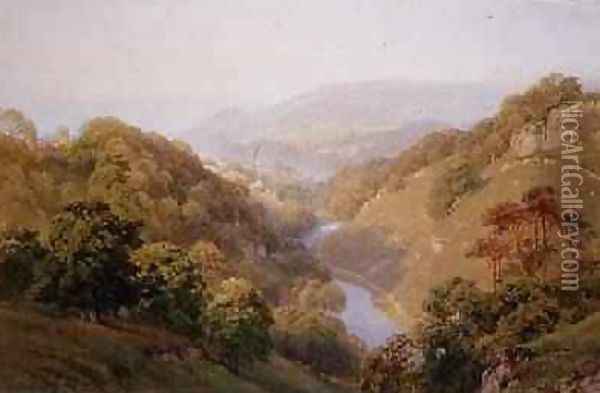 A Moorland View near Barnard Castle, County Durham Oil Painting - Harry Sutton Palmer
