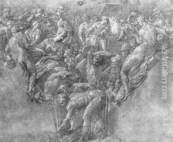 Ceres 1552-56 Oil Painting - Francesco Primaticcio