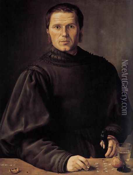 Portrait of a Man 1529 Oil Painting - Barthel Beham