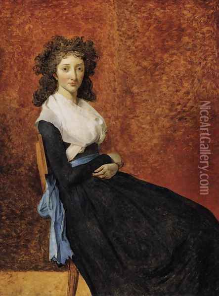 Madame Trudaine c. 1792 Oil Painting - Jacques Louis David