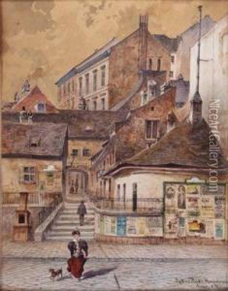 Rattenstadt Oil Painting - Anton Muller