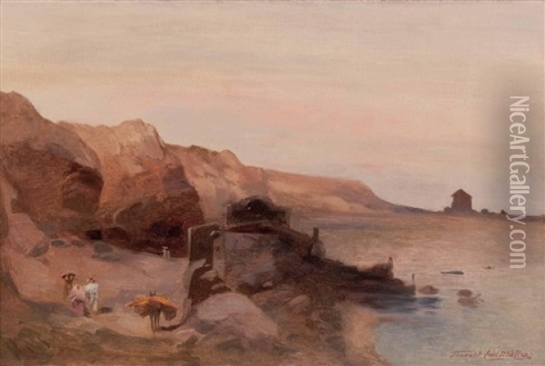 Orientalische Landschaft Oil Painting - Carl Leopold Mueller