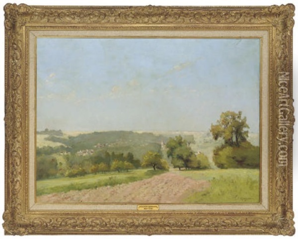 Paysage Oil Painting - Fernand (Just) Quignon