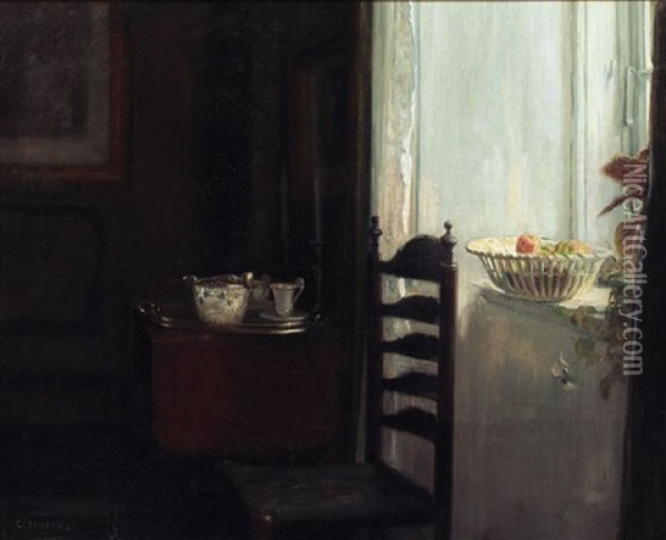 Morgen Lyset Oil Painting - Carl Vilhelm Holsoe