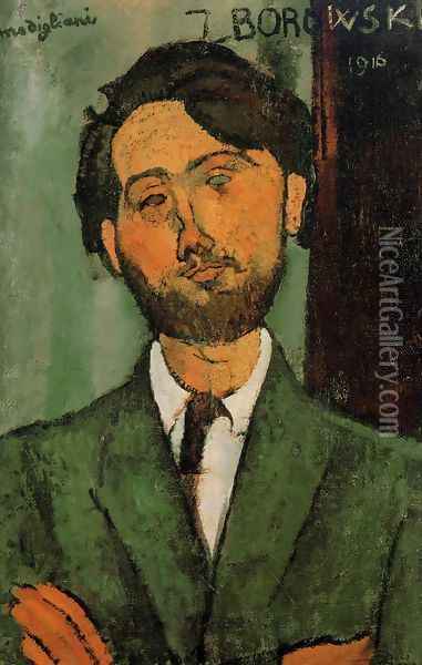 Leopold Zborowski Oil Painting - Amedeo Modigliani