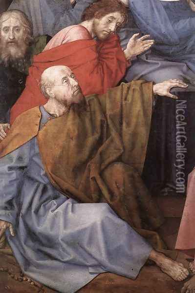 The Death of the Virgin (detail 4) c. 1480 Oil Painting - Hugo Van Der Goes