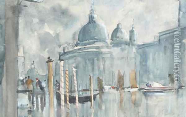 The Grand Canal, Venice Oil Painting - Hercules Brabazon Brabazon