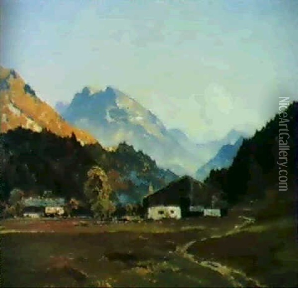 Bei Kitzbuhel Oil Painting - Hans Maurus