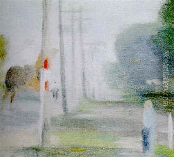 Morning Ride Oil Painting - Clarice Marjoribanks Beckett