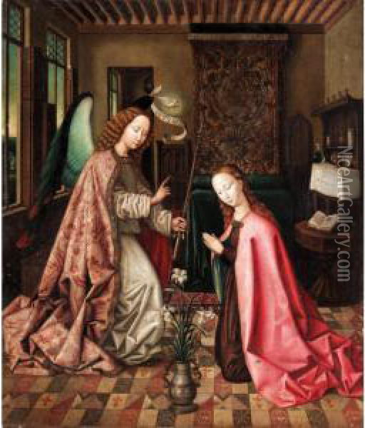 The Annunciation Oil Painting - Rogier van der Weyden