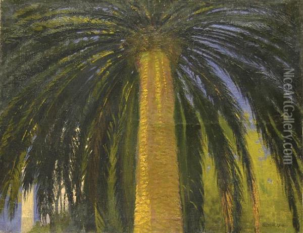Palma- Capri, 1938 R. Oil Painting - Edward, Edouard Okun