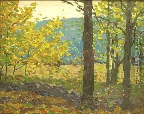 Morning Landscape Oil Painting - John Fabian Carlson