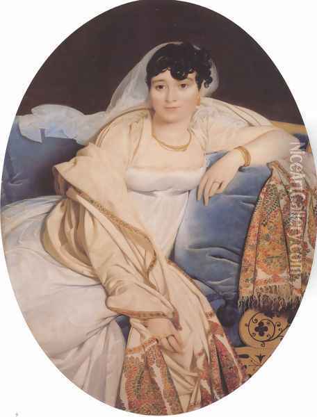 Madame Philibert Rivière, née Marie-Françoise-Jacquette-Bibiane Blot de Beauregard Oil Painting - Jean Auguste Dominique Ingres