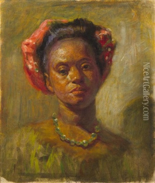 Woman From The French West Indies Oil Painting - Henry Ossawa Tanner