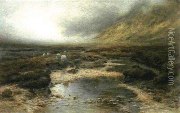 Mist In The Glen Oil Painting - Joseph Farquharson