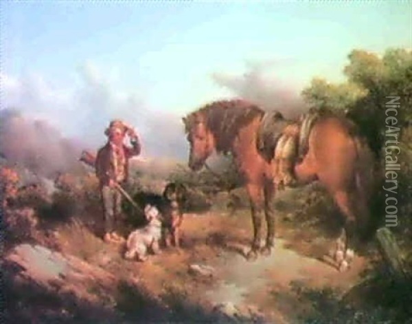 A Young Hunter Oil Painting - Paul Jones