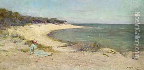 Summer Sea 1895 Oil Painting - Frederick McCubbin