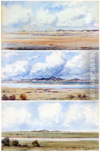 North Norfolk Views Oil Painting - Frederick Henry Partridge