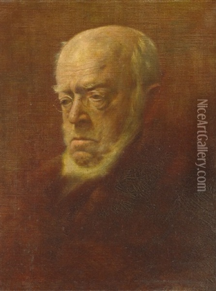 Bildnis Adolph Von Menzel Oil Painting - Guido Phillip Schmitt
