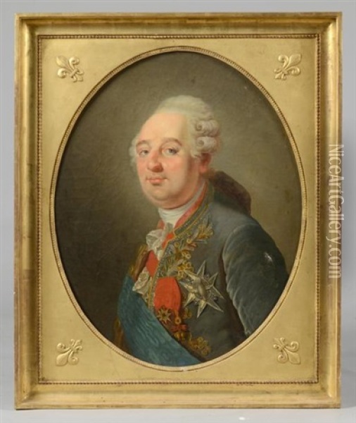 Portrait De Louis Xvi Oil Painting - Antoine-Francois (Calet) Callet