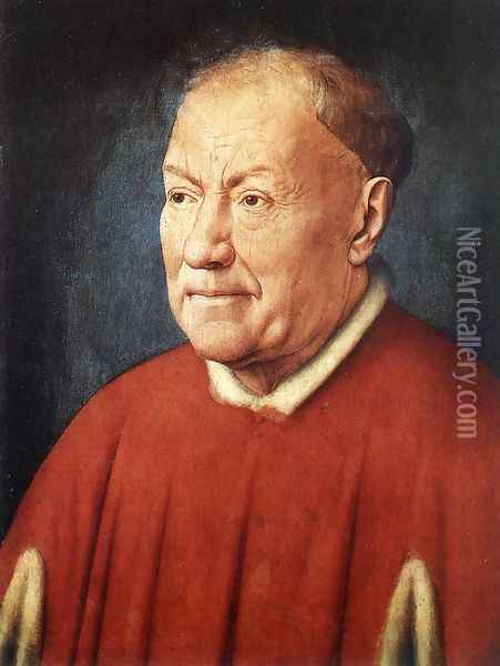 Portrait of Cardinal Niccolo Albergati 1431-32 Oil Painting - Jan Van Eyck