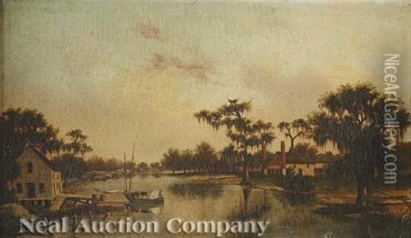 View Of Bayou St. John Oil Painting - William Henry Buck