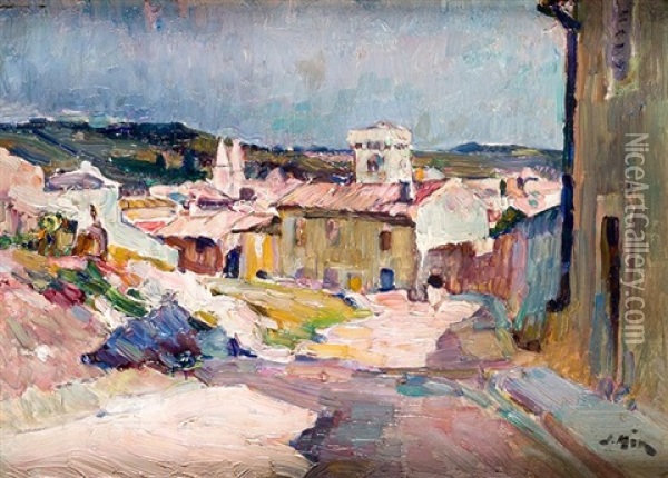 Paisaje De Granada Oil Painting - Joaquin Mir Trinxet