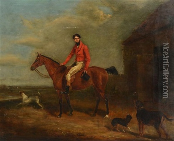 Fox Hunt Oil Painting - David (of York) Dalby