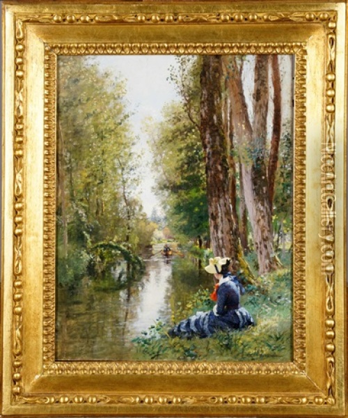 Le Rendez-vous Oil Painting - Charles De Meixmoron De Dombasle