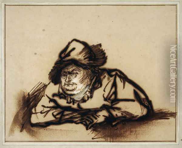 Portrait of Willem Bartholsz. Ruyter Oil Painting - Rembrandt Van Rijn