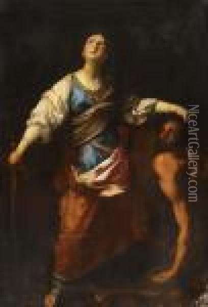 Judith And Holofernes Oil Painting - Guido Reni