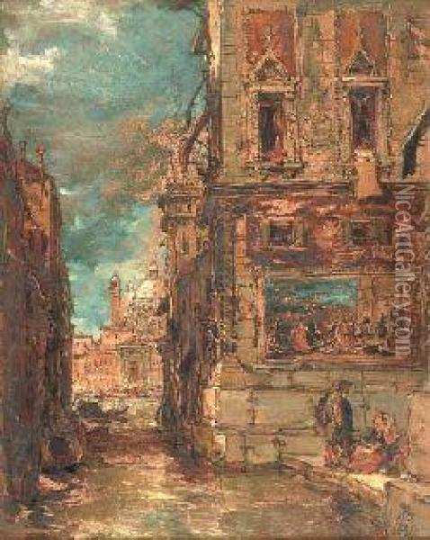 Recollections Of Venice Oil Painting - James Holland