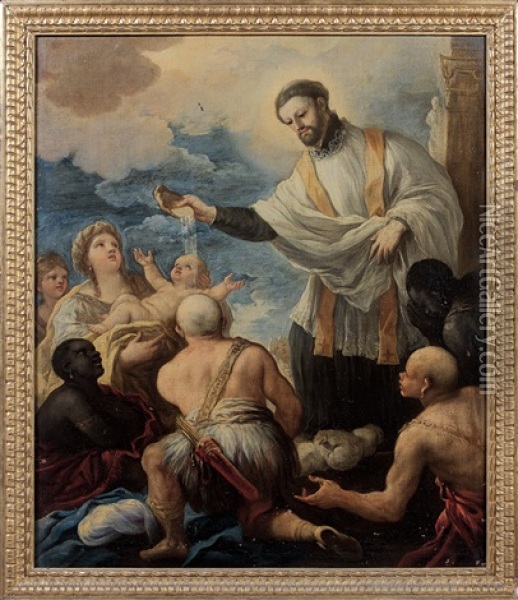 Saint Francois-xavier Oil Painting - Paolo de Matteis