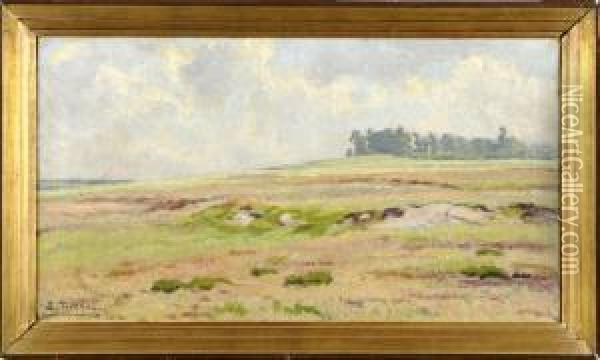Le Plateau D'uccle Oil Painting - Louis Taverne