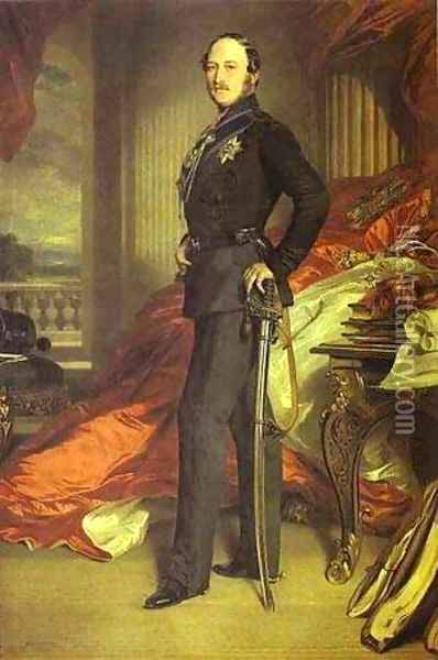 Prince Albert 1859 Oil Painting - Franz Xavier Winterhalter